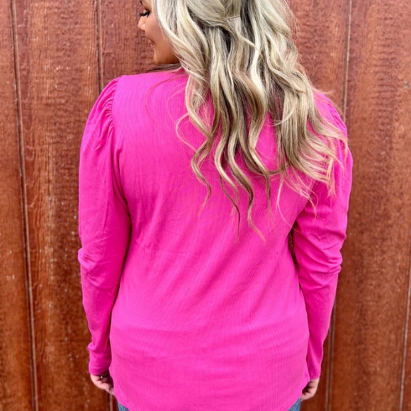 Something Classy Pink Top - Picture 4 of 4